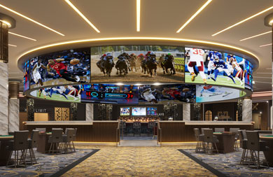 Video wall at Terre Haute Casino & Resort by R2Architects, to open in 2024