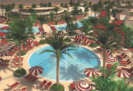 The pool at Resorts World Las Vegas